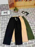 Clearance Stock Men's Summer Japanese Style Loose Wide Leg Twill Cotton Work Pants Bulk Wholesale Export - Image 4