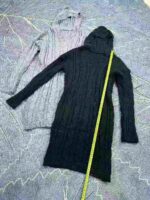 Clearance European & American Style Long Sleeve Midi Knit Bodycon Commuter Single Twist Dress Bulk Wholesale Stock - Image 4