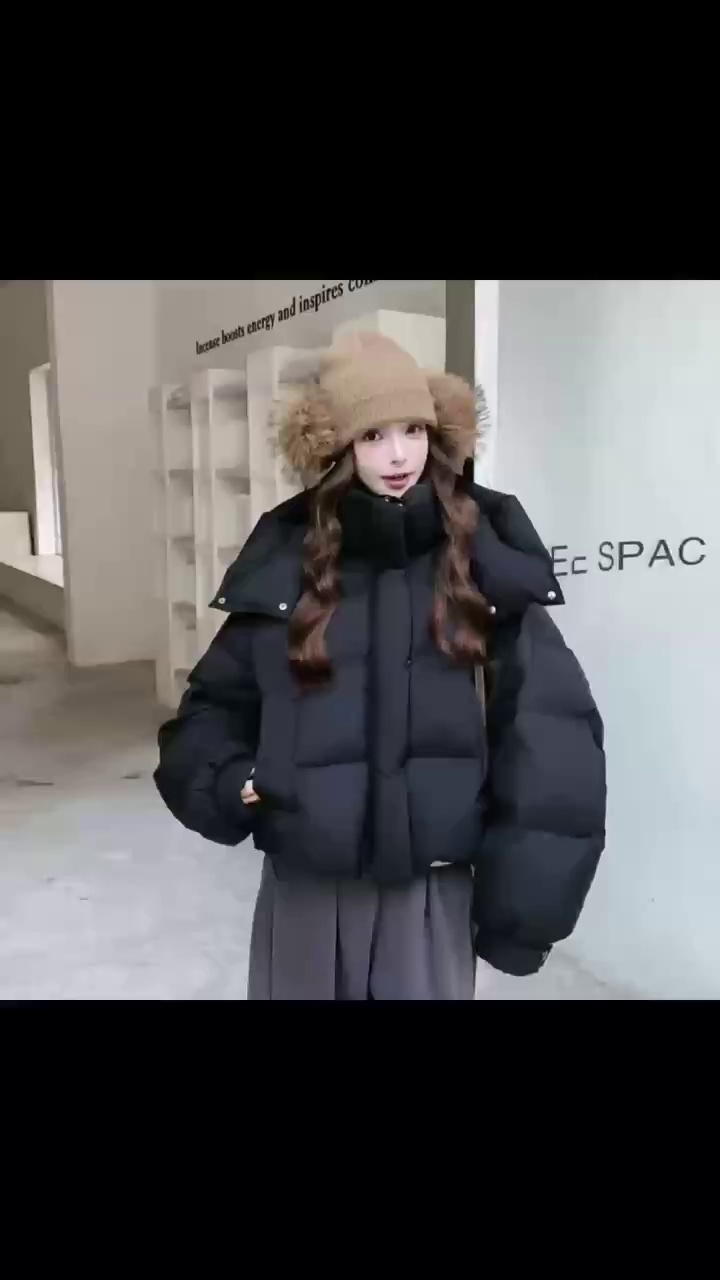 Brand Clearance Korean Style Loose Down Coats & Cotton Padded Jackets Bulk Chinese Clothing Stock Lots Wholesale - Image 1