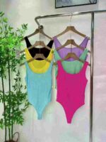 Approx 150 Pcs European American Style Sexy Backless Strap Camisole Bodysuits S-XL Multi Color High Stretch Bulk Stock Wholesale - Image 6