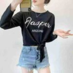 882 PCS Women's Summer Sweet Cool Thin Ice Silk Split Long Sleeve Sunscreen T-Shirt Tops, Bulk Clothing Stock Wholesale For Export - Image 6