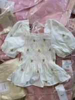 4300 Pcs New Trendy Women Chiffon Short Sleeve Tops Chinese Clothing Stock Lot Clearance Wholesale - Image 7