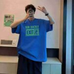 Clearance Trendy Pure Cotton Fashion Couple T-Shirts Bulk Chinese Clothing Stock Wholesale Export - Image 6