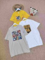 Clearance Trendy Pure Cotton Fashion Couple T-Shirts Bulk Chinese Clothing Stock Wholesale Export - Image 5