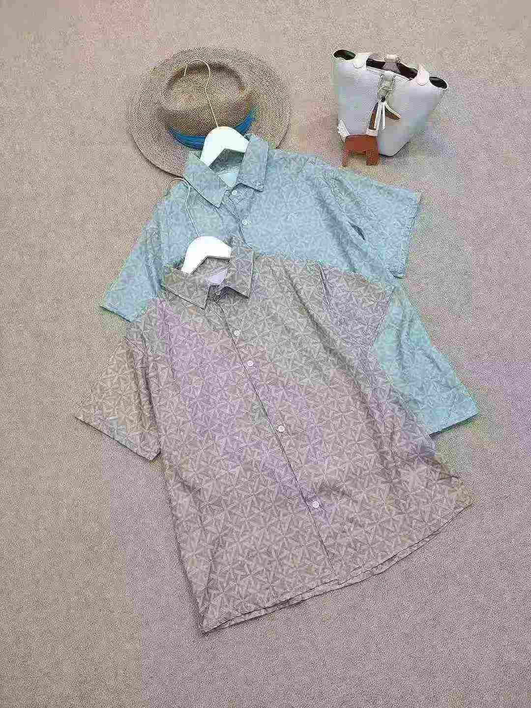 Clearance Bulk Stock: 340 Pcs Summer Men's Retro Korean Style Short Sleeve Shirts - Image 2