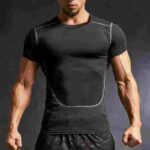 Clearance Bulk Breathable Quick Dry High Stretch Sports Gym Short Sleeve T-Shirts Wholesale Export - Image 7