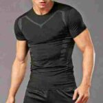 Clearance Bulk Breathable Quick Dry High Stretch Sports Gym Short Sleeve T-Shirts Wholesale Export - Image 5