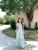 Bulk Wholesale 104 Pcs French Style Floral Adjustable Strap Slip Dresses Clothing Stock Lot - Image 5