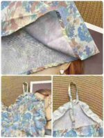 Bulk Wholesale 104 Pcs French Style Floral Adjustable Strap Slip Dresses Clothing Stock Lot - Image 4