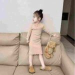 Bulk Wholesale Kids Thermal Velvet Dresses - Chinese Clothing Stock Lots for Export - Image 5