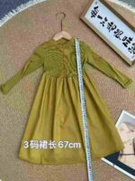 Bulk Wholesale Kids Long Sleeve Dresses | Chinese Clothing Stock Lots 1995 Pcs 7.2 CNY Per Unit - Image 3