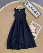 162 Pieces Big Kids Sleeveless Patchwork Vest Dresses Bulk Chinese Clothing Stock For Wholesale Export - Image 7