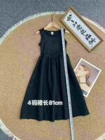 162 Pieces Big Kids Sleeveless Patchwork Vest Dresses Bulk Chinese Clothing Stock For Wholesale Export - Image 4