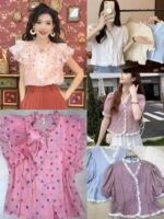 New Arrival Trendy Women's Chiffon Blouses | Chinese Clothing Stock Lots Bulk Wholesale - Image 3