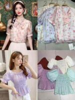 New Arrival Trendy Women's Chiffon Blouses | Chinese Clothing Stock Lots Bulk Wholesale - Image 2