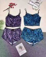 Sexy European-American Fashion Tie-dye Velvet Camisole & Shorts Two Piece Set Chinese Clothing Stock Wholesale Export - Image 5