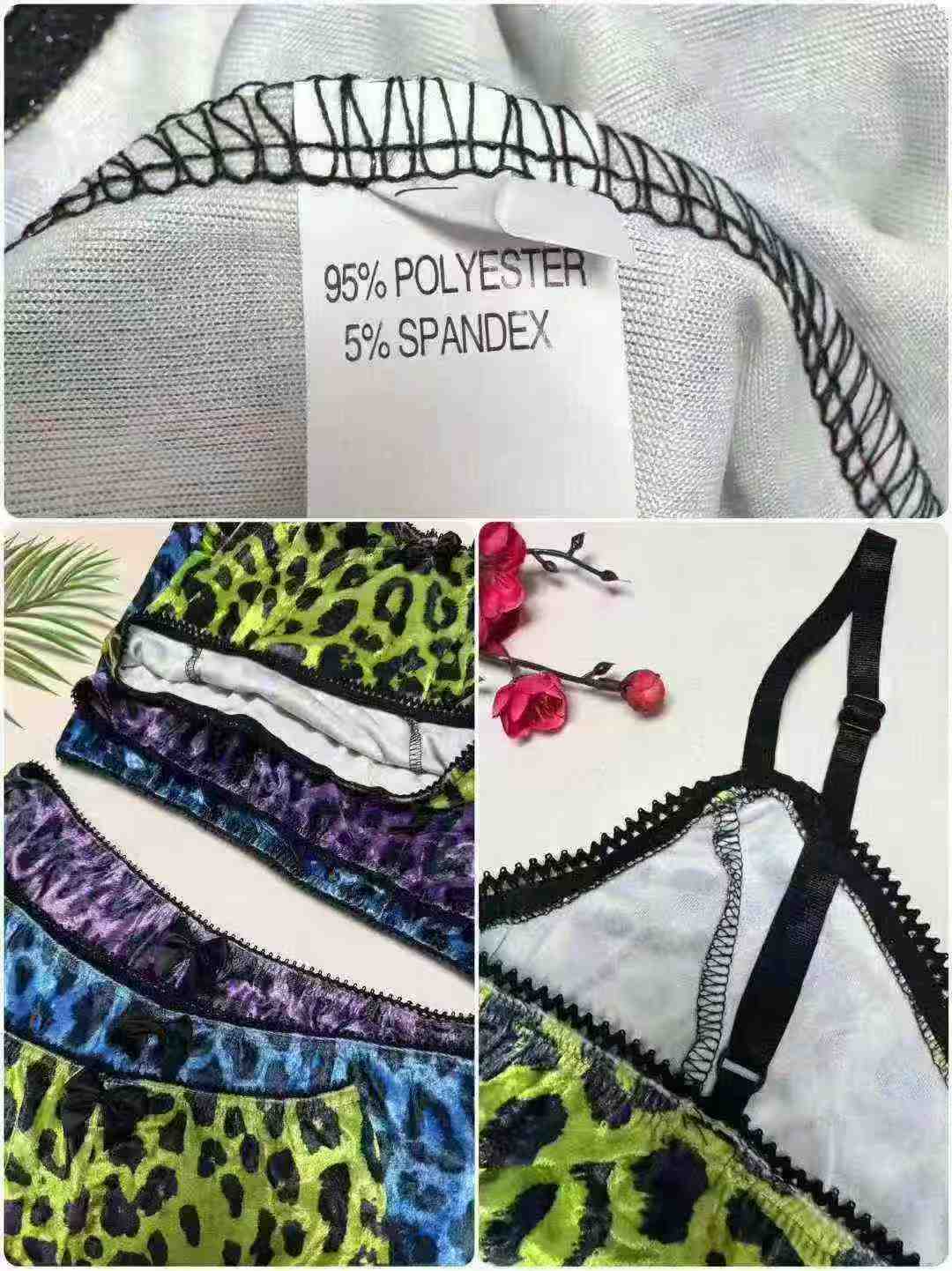 Sexy European-American Fashion Tie-dye Velvet Camisole & Shorts Two Piece Set Chinese Clothing Stock Wholesale Export - Image 2