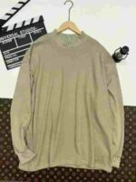 Clearance Sale Bulk Wholesale Men's Plus Size Loose Drop Shoulder Thin Cotton Sweatshirts - Image 5