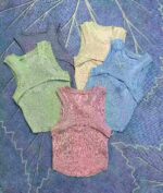 Sexy Hollow Out Vertical Texture Slim Fit Sleeveless Cropped Tank Top Bulk Clearance Wholesale - Image 6