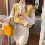 Women's Floral Colorblock Knit Sleeveless Vest Top 2026 Spring New Style Bulk Stock Clearance Wholesale - Image 8