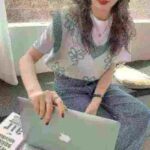 Women's Floral Colorblock Knit Sleeveless Vest Top 2026 Spring New Style Bulk Stock Clearance Wholesale - Image 7