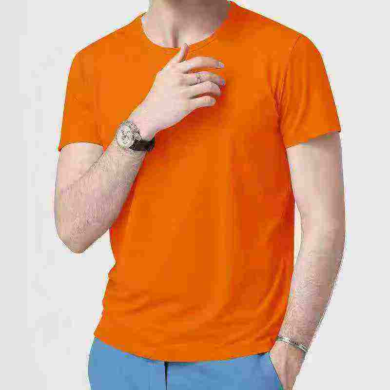 Clearance Bulk Stock 600PCS High Quality Minimal Casual Men's Short Sleeve T-Shirts L-3XL - Image 2