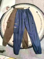 2886 Pcs High Waist Loose Cargo Pants Versatile Casual Commuter, Small Mixed Lot Individual Packing Sizes 1XL-3XL Chinese Stock Lot Wholesale - Image 7