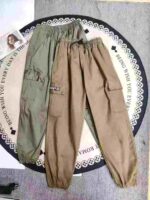 2886 Pcs High Waist Loose Cargo Pants Versatile Casual Commuter, Small Mixed Lot Individual Packing Sizes 1XL-3XL Chinese Stock Lot Wholesale - Image 6