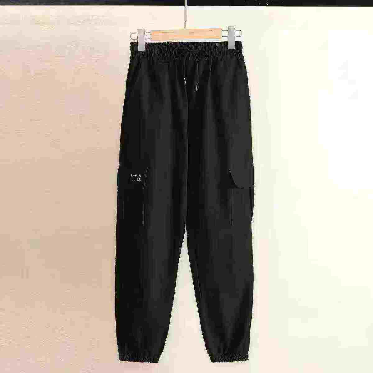 2886 Pcs High Waist Loose Cargo Pants Versatile Casual Commuter, Small Mixed Lot Individual Packing Sizes 1XL-3XL Chinese Stock Lot Wholesale - Image 2