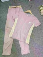 Plus Size Up To 200lbs Women's Summer 2-Piece Printed Crew Neck Sporty Casual Sets M-5XL 500PCS Clearance Wholesale - Image 6