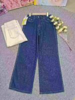 New Style Loose Versatile Slimming High Waisted Narrow Straight Leg Women Pants Bulk Stock Clearance Wholesale - Image 7