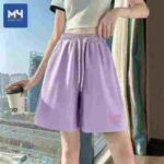 Summer Loose Wide-Leg Candy Color 5-Inch Casual Sports Shorts Chinese Clothing Stock Lots Bulk Wholesale - Image 8