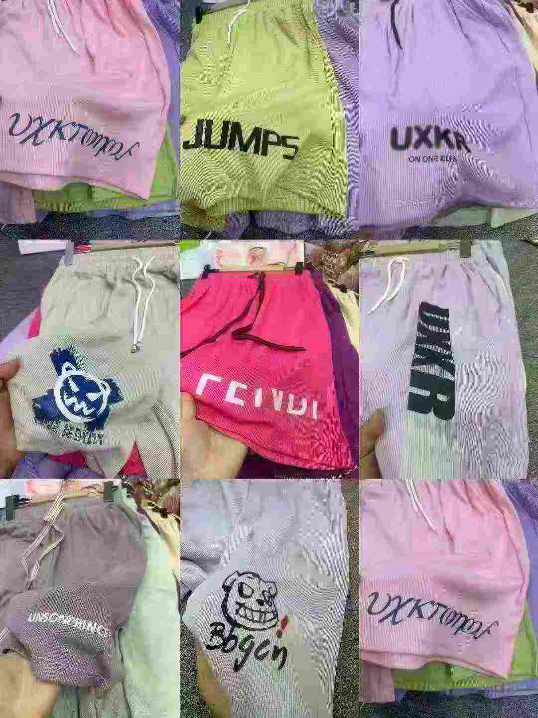 Summer Loose Wide-Leg Candy Color 5-Inch Casual Sports Shorts Chinese Clothing Stock Lots Bulk Wholesale - Image 2