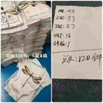 Bulk Clearance: 120 Pcs Vintage V-neck Cotton Printed Short Sleeve T-shirts Stock Lots - Image 2