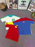 Bulk Wholesale Brand Kids Color-block T-Shirts | Chinese Clothing Stock Lots - Image 4