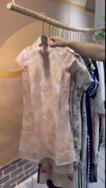 Bulk Clearance Chinese Style Qipao Dresses Stock Lot | Around 1100pcs Mixed Sizes Individually Packed - Image 1