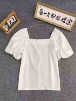 Clearance Sale 157 Pieces Women's Puff Sleeve Short Sleeve Tops - Bulk Chinese Clothing Stock Lots Wholesale Export - Image 8