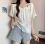 Clearance Sale 157 Pieces Women's Puff Sleeve Short Sleeve Tops - Bulk Chinese Clothing Stock Lots Wholesale Export - Image 6