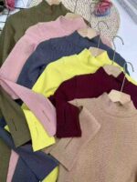 Clearance Sale Ribbed Cotton Bodycon Knit Dresses Chinese Clothing Stock Wholesale Export - Image 5