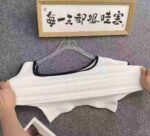 Bulk Stock 461 Pcs Sexy Women's Off-shoulder Asymmetric Color-block Knit Short Sleeve Tops - Image 7