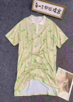 Bulk Wholesale 96PCS Floral Print POLO Neck T-Shirt Dresses Soft Stretchy XL-4XL - Image 8