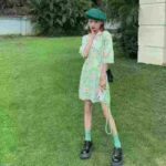 Bulk Wholesale 96PCS Floral Print POLO Neck T-Shirt Dresses Soft Stretchy XL-4XL - Image 6