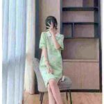 Bulk Wholesale 96PCS Floral Print POLO Neck T-Shirt Dresses Soft Stretchy XL-4XL - Image 5