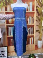 Clearance Bulk 289 Pieces Plus Size Ice Silk Ribbed Dresses, Individual Packaging Sizes 0XL-4XL, Stock Lot Wholesale Export - Image 5