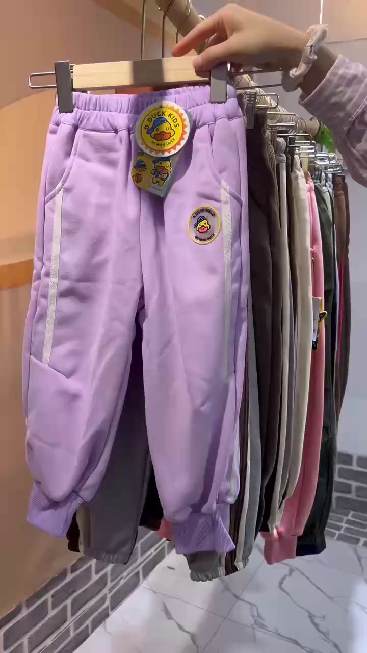 Bulk Clearance Kids Sweatpants Sizes 90-170 | Wholesale Chinese Clothing Stock Lots 9.5 CNY Each - Image 1