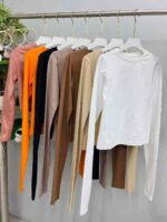 Clearance Bulk Long Sleeve Sexy Women T-shirts, 336PCS Sizes S-XL, Individual Packing, Chinese Stock Lot Wholesale - Image 1