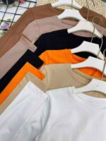 Clearance Bulk Long Sleeve Sexy Women T-shirts, 336PCS Sizes S-XL, Individual Packing, Chinese Stock Lot Wholesale - Image 8