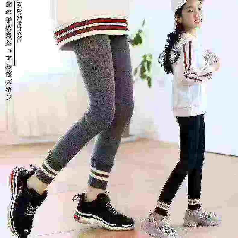 Branded Middle & Big Girls Long Pants | Fleece & Non-Fleece | Chinese Stock Clothing Wholesale Export - Image 1
