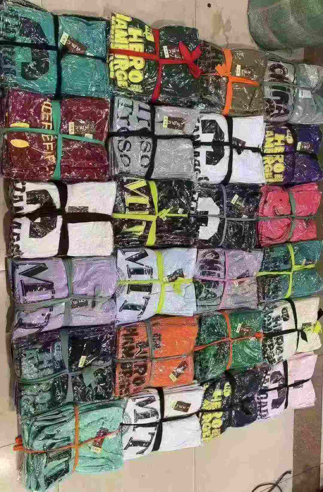 Bulk Clearance Unisex Pique Cotton Short Sleeve T-Shirts Chinese Clothing Stock Lots Wholesale - Image 2