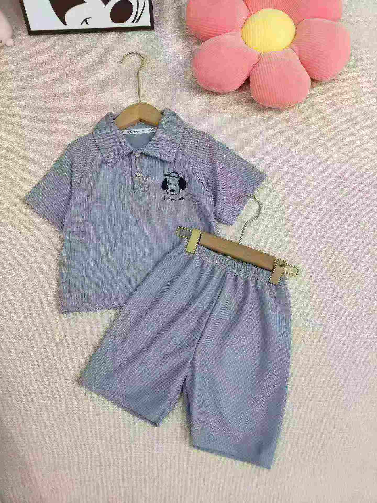 2000 Sets Kids Collared Matching Sets Size 90-130 Full Sizes Clean Stock Wholesale Export - Image 1